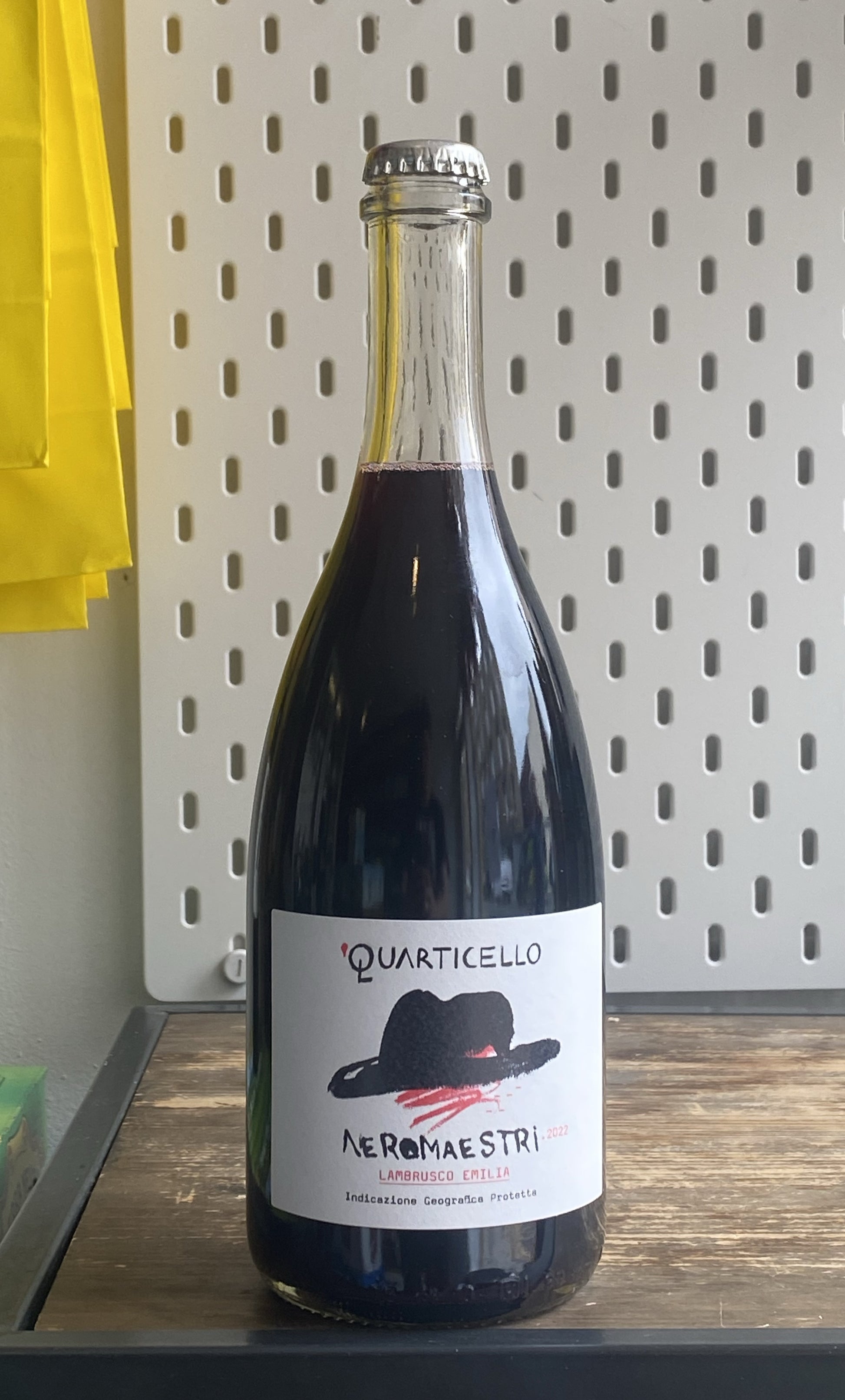 Quarticello Neromaestri Lambrusco at The Beerhive, Edinburgh. Free UK shipping.