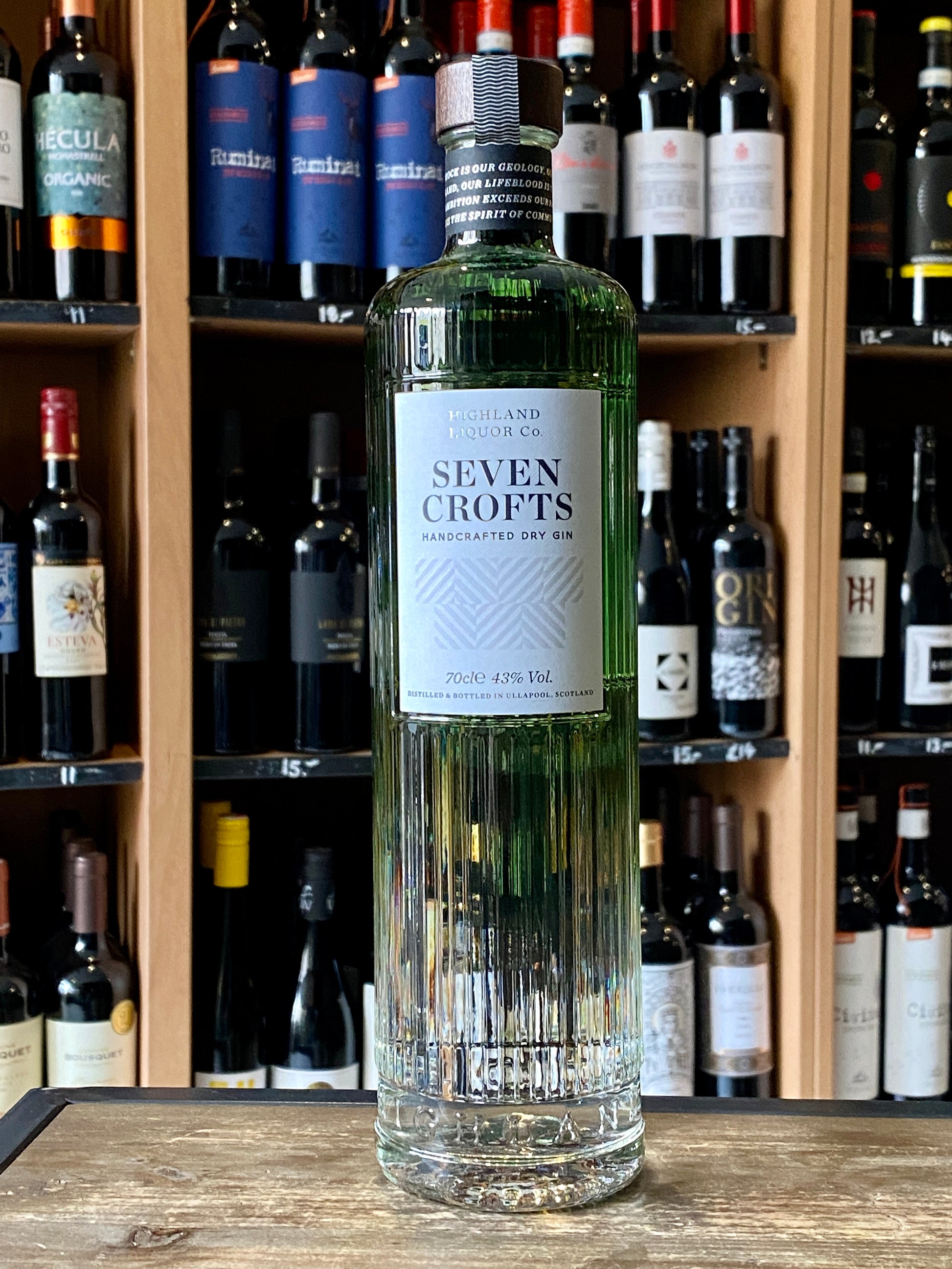 Seven Crofts Gin at The Beerhive, Edinburgh. Free UK shipping.