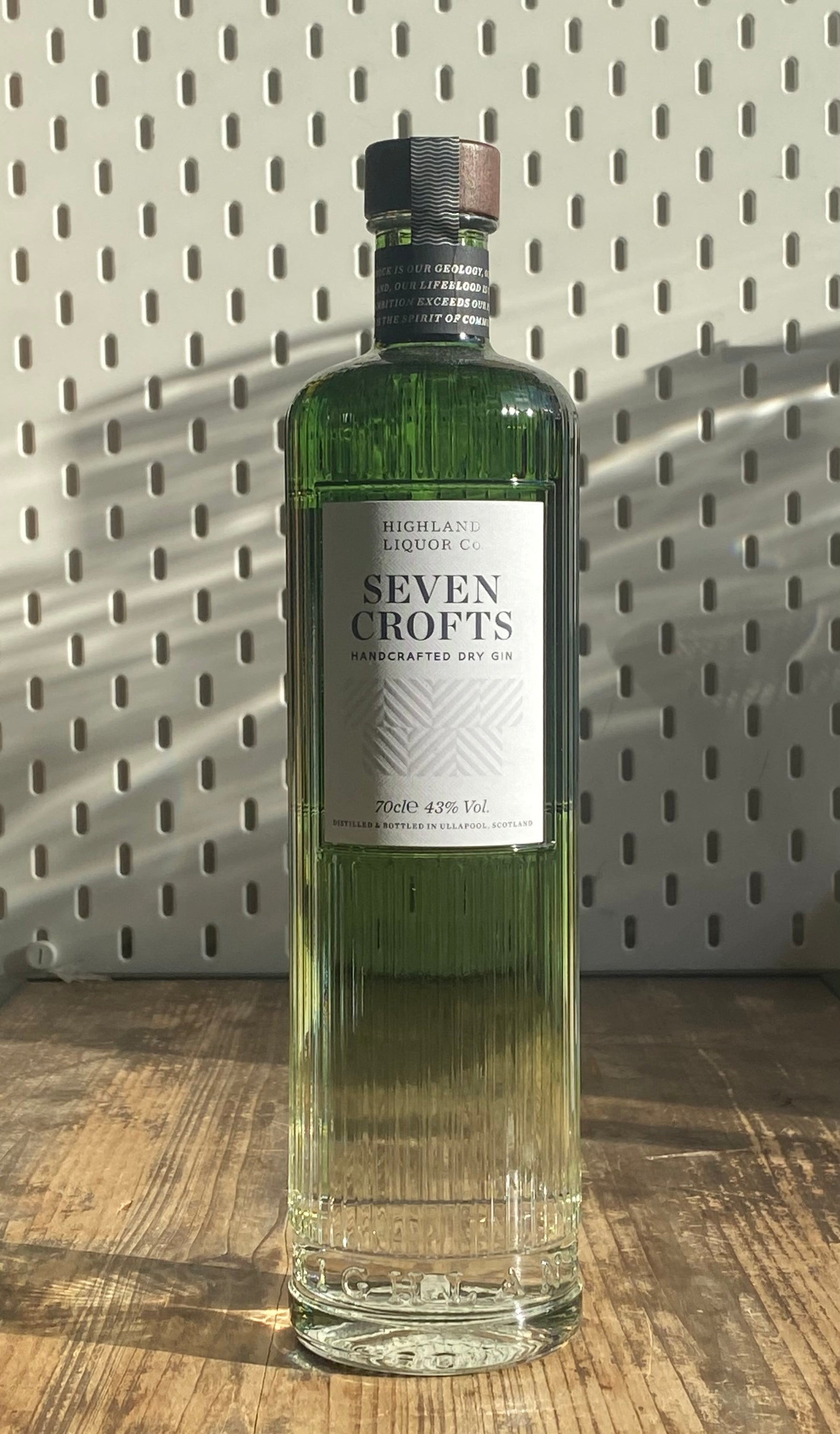 Seven Crofts Gin at The Beerhive, Edinburgh. Free UK shipping.