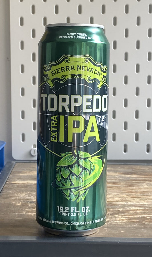 Sierra Nevada Torpedo Extra IPA Pint Can at The Beerhive, Edinburgh. Free UK shipping.