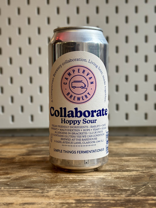Simple Things Collaborate Hoppy Sour at The Beerhive, Edinburgh. Free UK shipping.