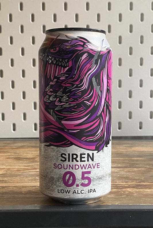 Siren Brewery Alcohol Free Soundwave IPA at The Beerhive, Edinburgh. Free UK shipping.