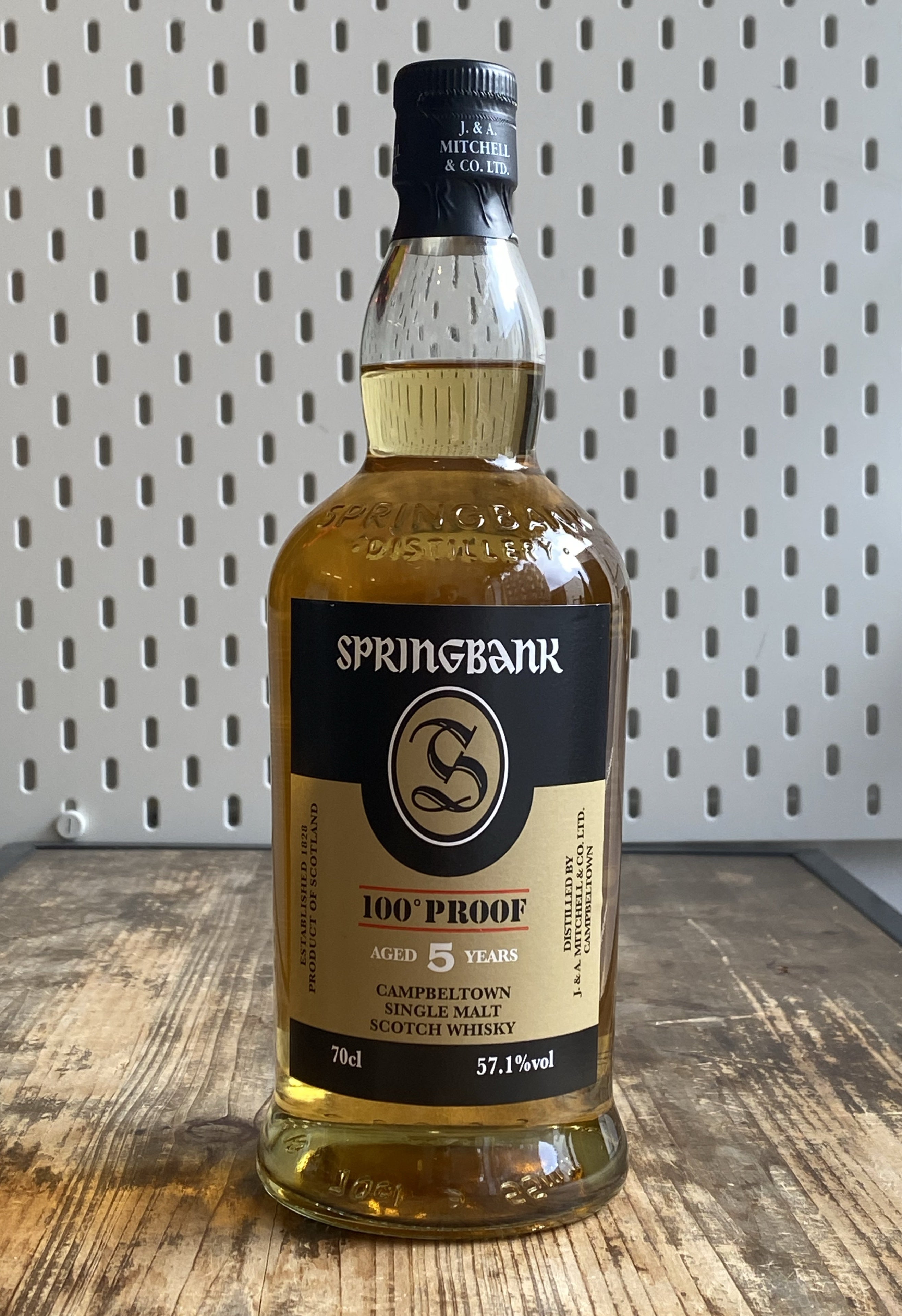 SPRINGBANK 100°PROOF 5年 スプリングバンク 5年 100プルーフ 57.1% 初リリース (2025) – The