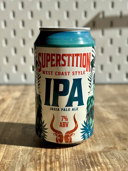 Superstition West Coast IPA at The Beerhive, Edinburgh. Free UK shipping.