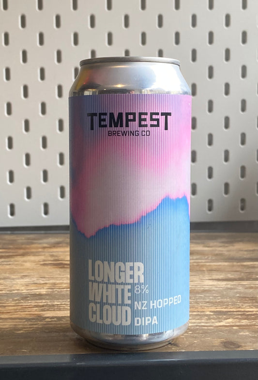 Tempest Longer White Cloud DIPA at The Beerhive, Edinburgh. Free UK shipping.