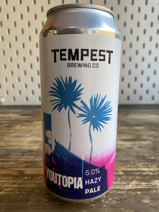 Tempest Youtopia Hazy Pale ale at The Beerhive, Edinburgh. Free UK shipping.