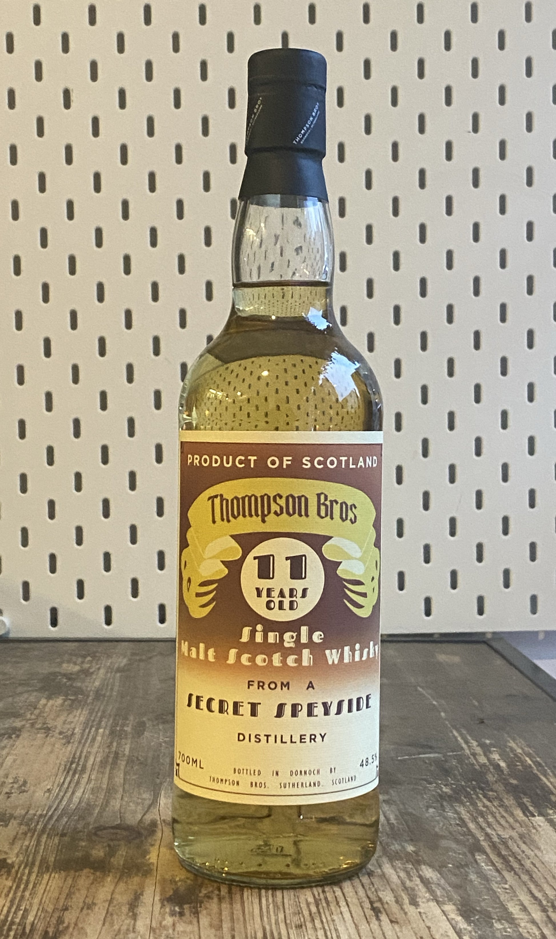 Thompson Bros Secret Speyside Single Malt Scotch Whisky, 2011, 11 Years Old at The Beerhive, Edinburgh. Free UK shipping.