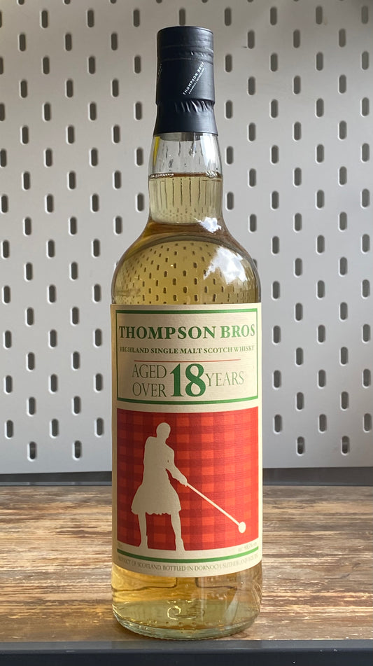 Thompson Brothers Highland Single Malt 18 Year Old at The Beerhive, Edinburgh. Free UK shipping.