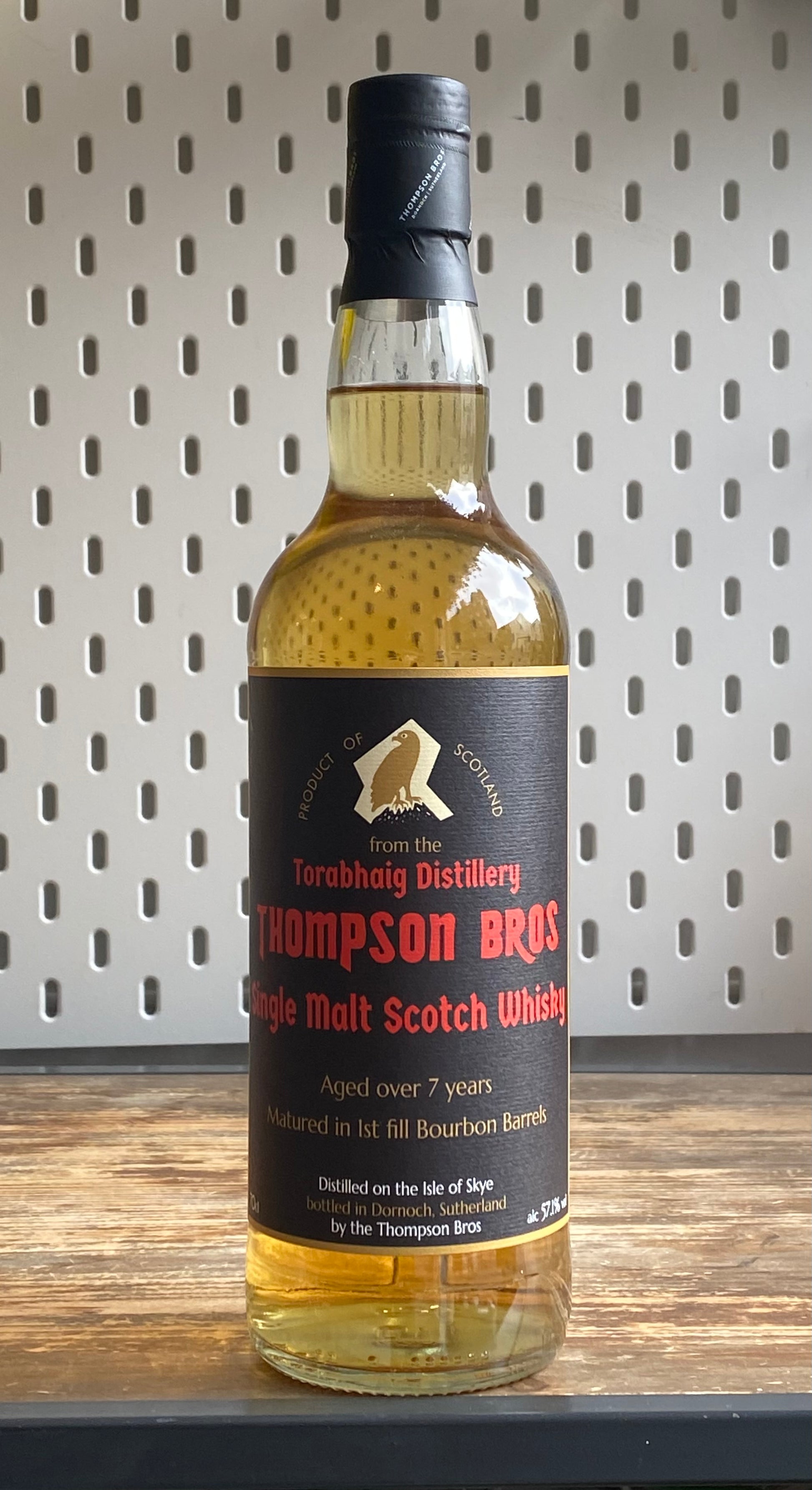 Thompson Brothers Torabhaig Single Malt Whisky at The Beerhive, Edinburgh. Free UK shipping.