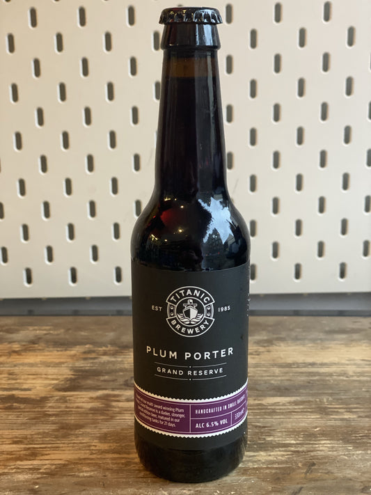 Titanic Grande Reserve Plum Porter 330ml at The Beerhive, Edinburgh. Free UK shipping.