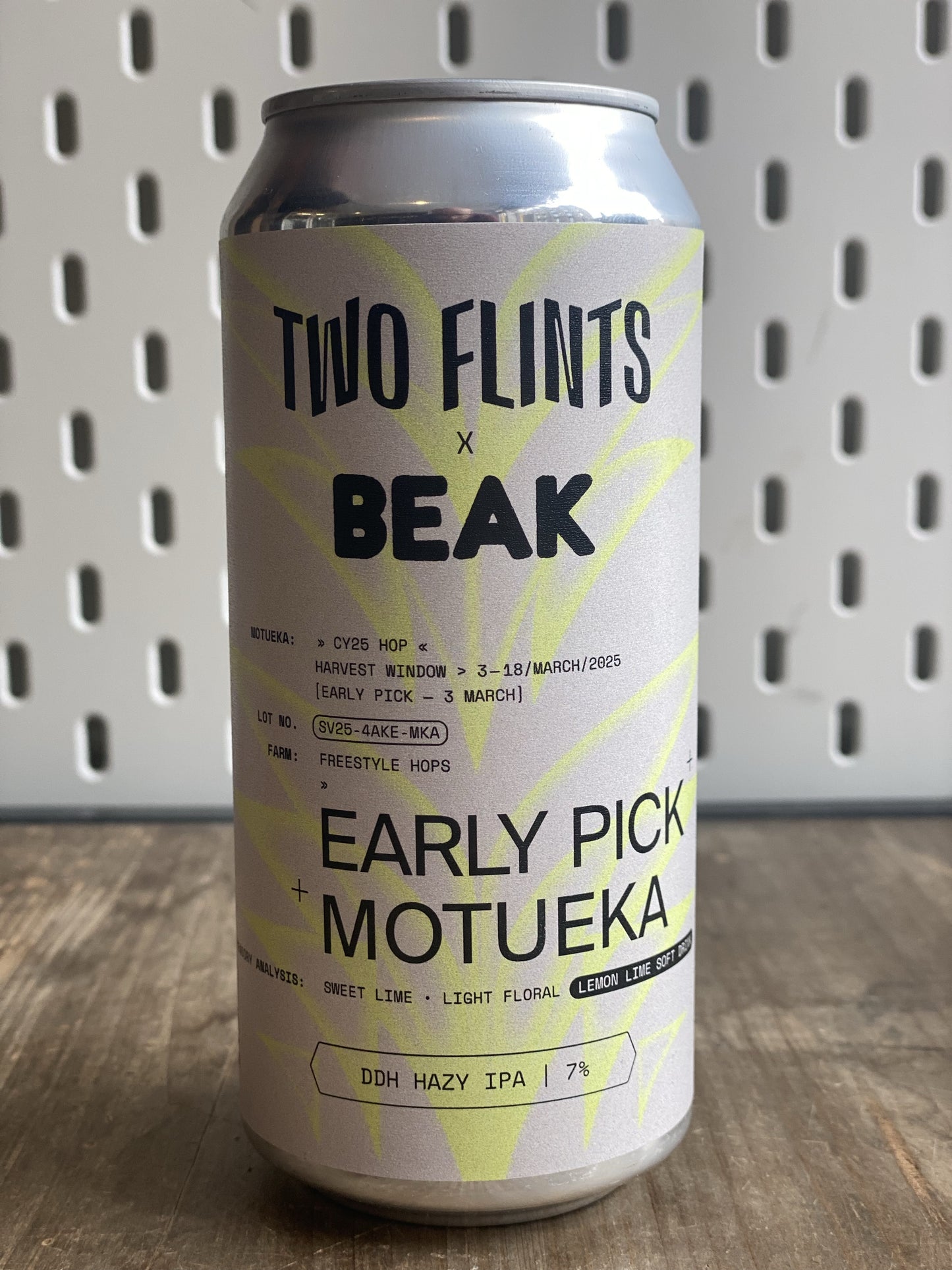 Two Flints X Beak Early Pick Motueka IPA at The Beerhive, Edinburgh. Free UK shipping.