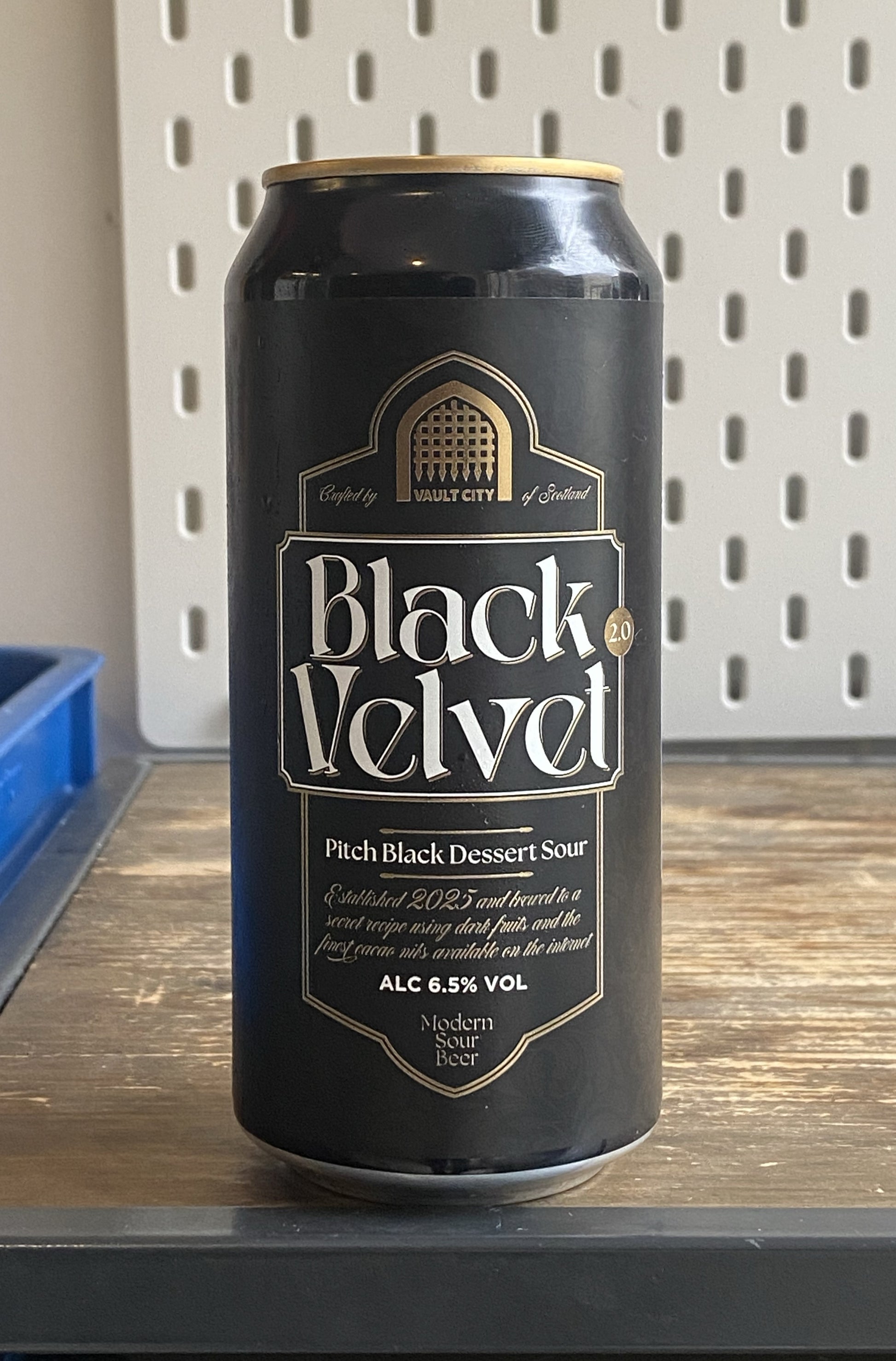 Vault City Black Velvet Sour at The Beerhive, Edinburgh. Free UK shipping.
