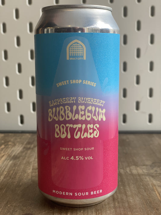 Vault City Raspberry Blueberry Bubblegum Bottles at The Beerhive, Edinburgh. Free UK shipping.