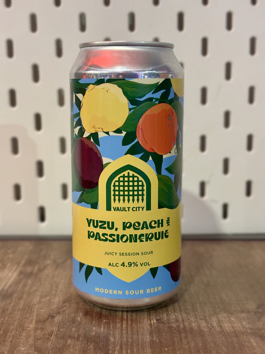 Vault City Yuzu, Peach & Passion Fruit at The Beerhive, Edinburgh. Free UK shipping.