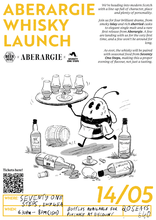 Beerhive x Aberargie, Inaugural Whisky Tasting