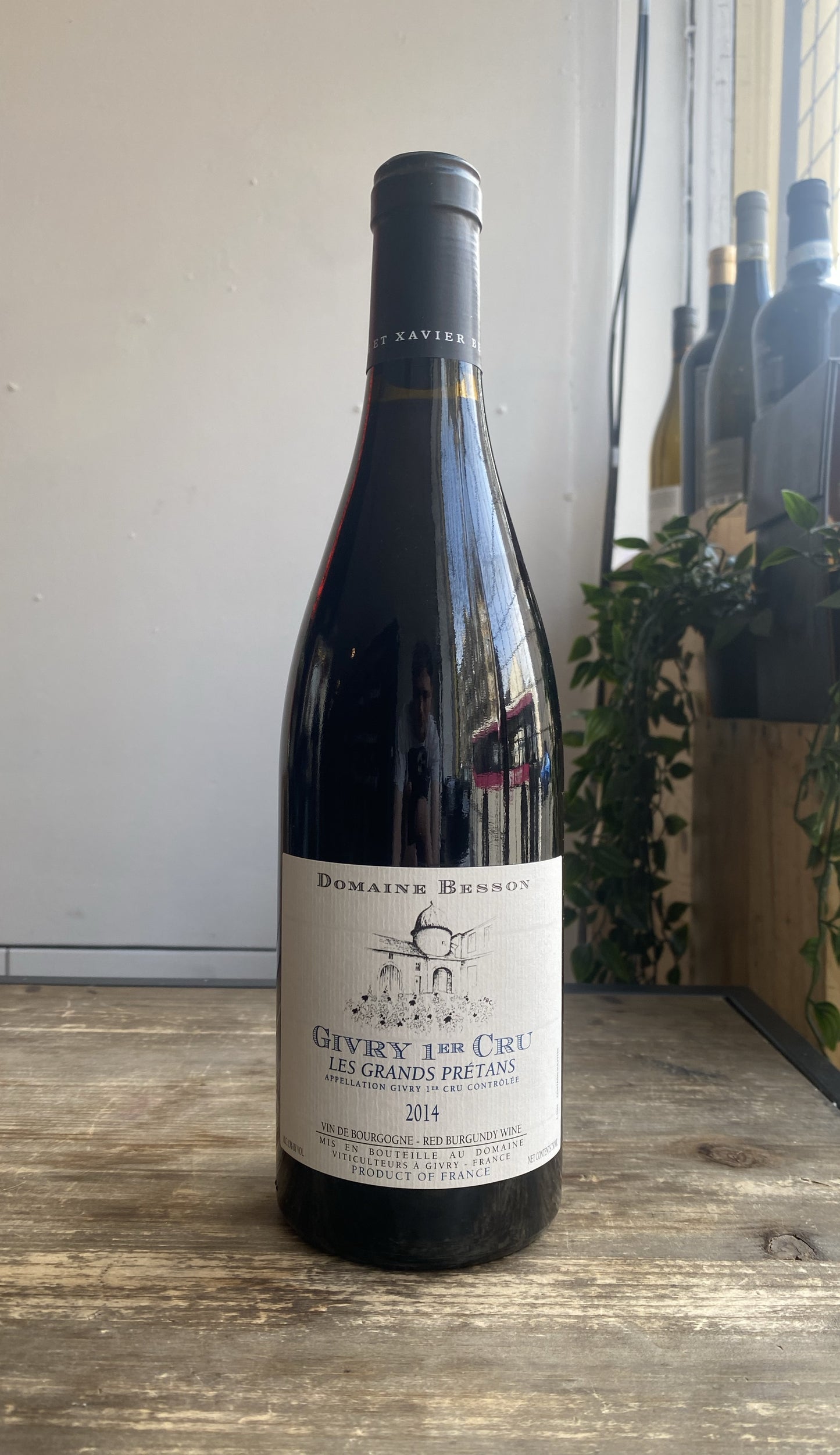 Domaine Besson Givry Les Grands Pretans 1er Cru 2014