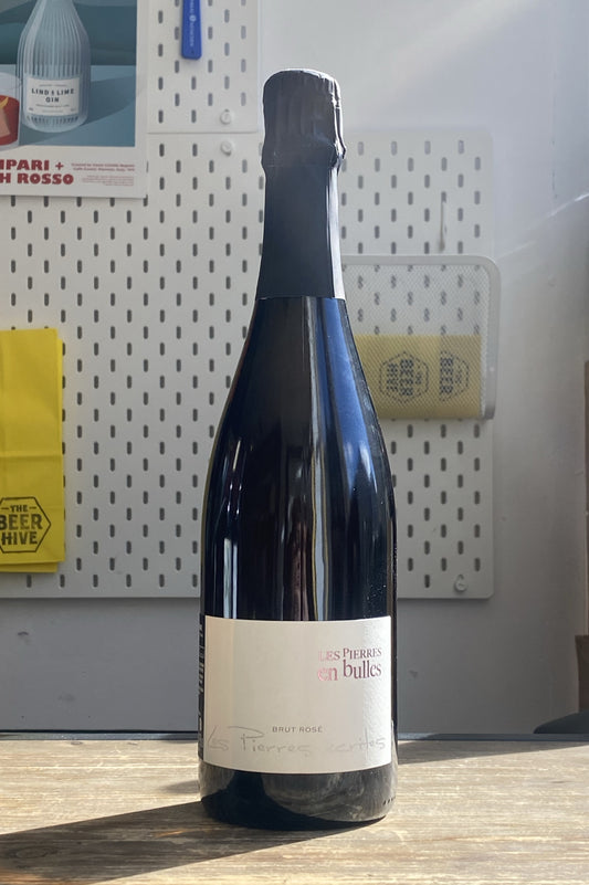 Domaine les Pierres Ecrites Touraine, Les Pierres en Bulles, Brut Nature Rosé at The Beerhive, Edinburgh. Free UK shipping.