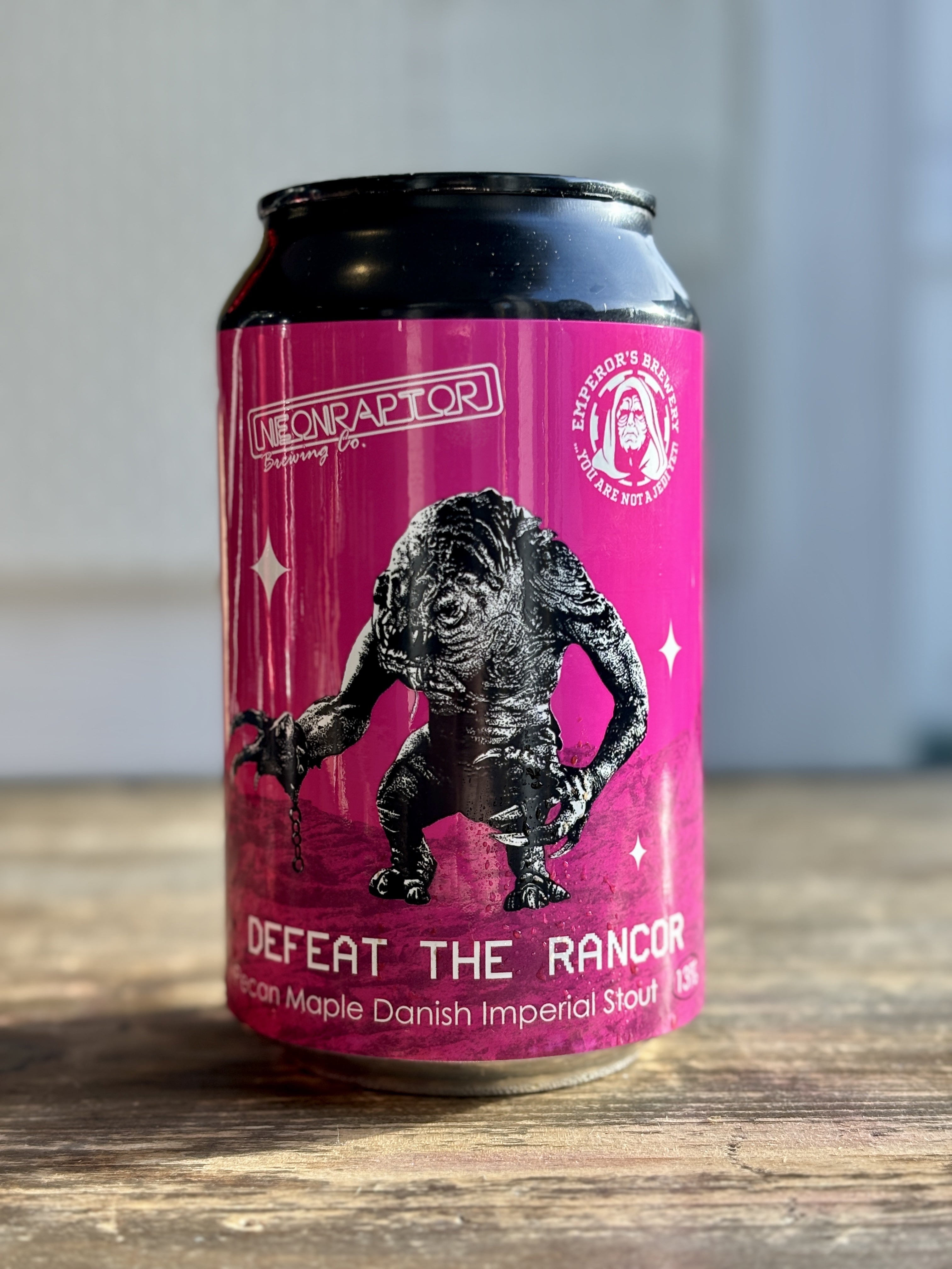 Neon Raptor Defeat the Rancor - The Beerhive