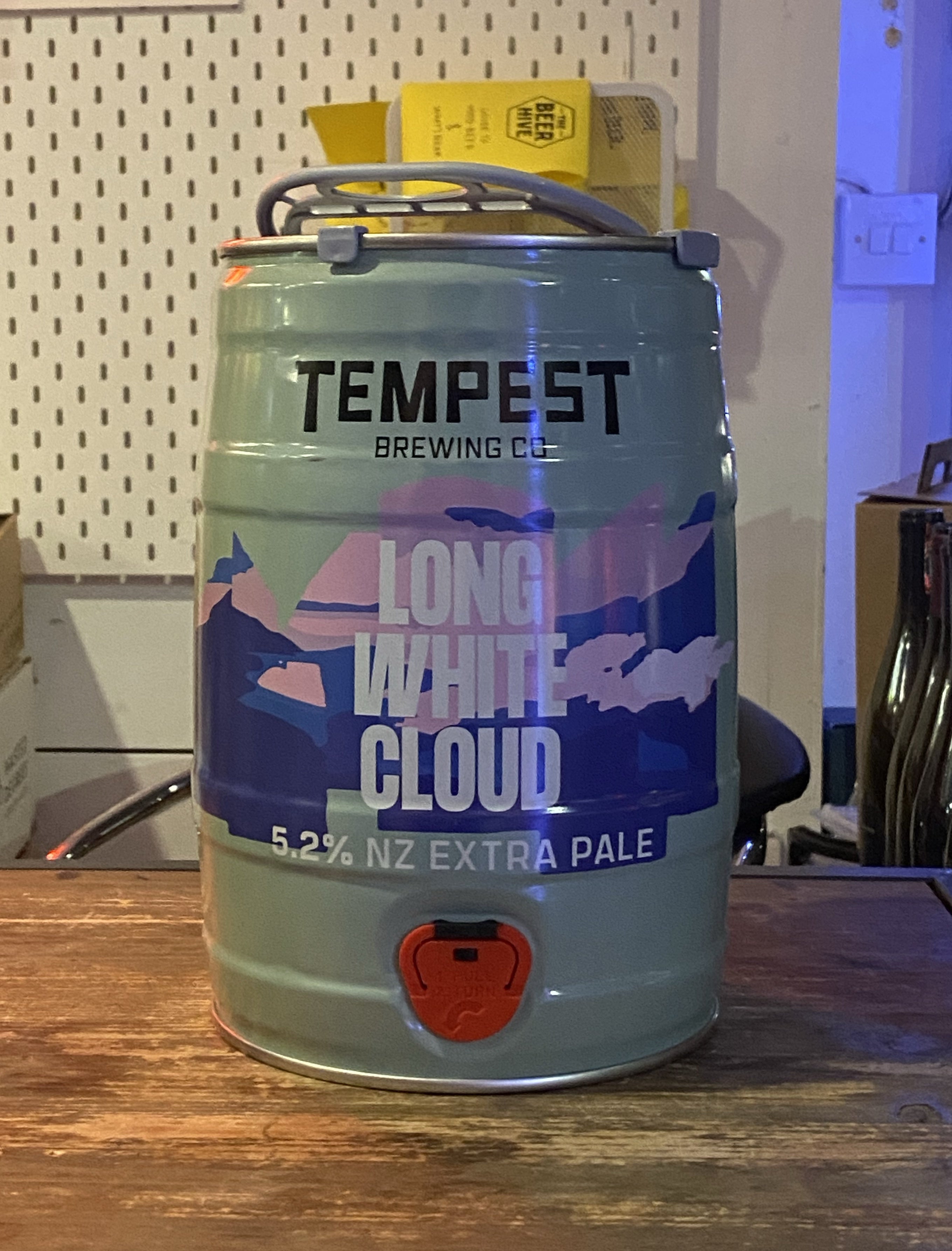 Tempest Long White Cloud Mini Keg 5 Litre - The Beerhive