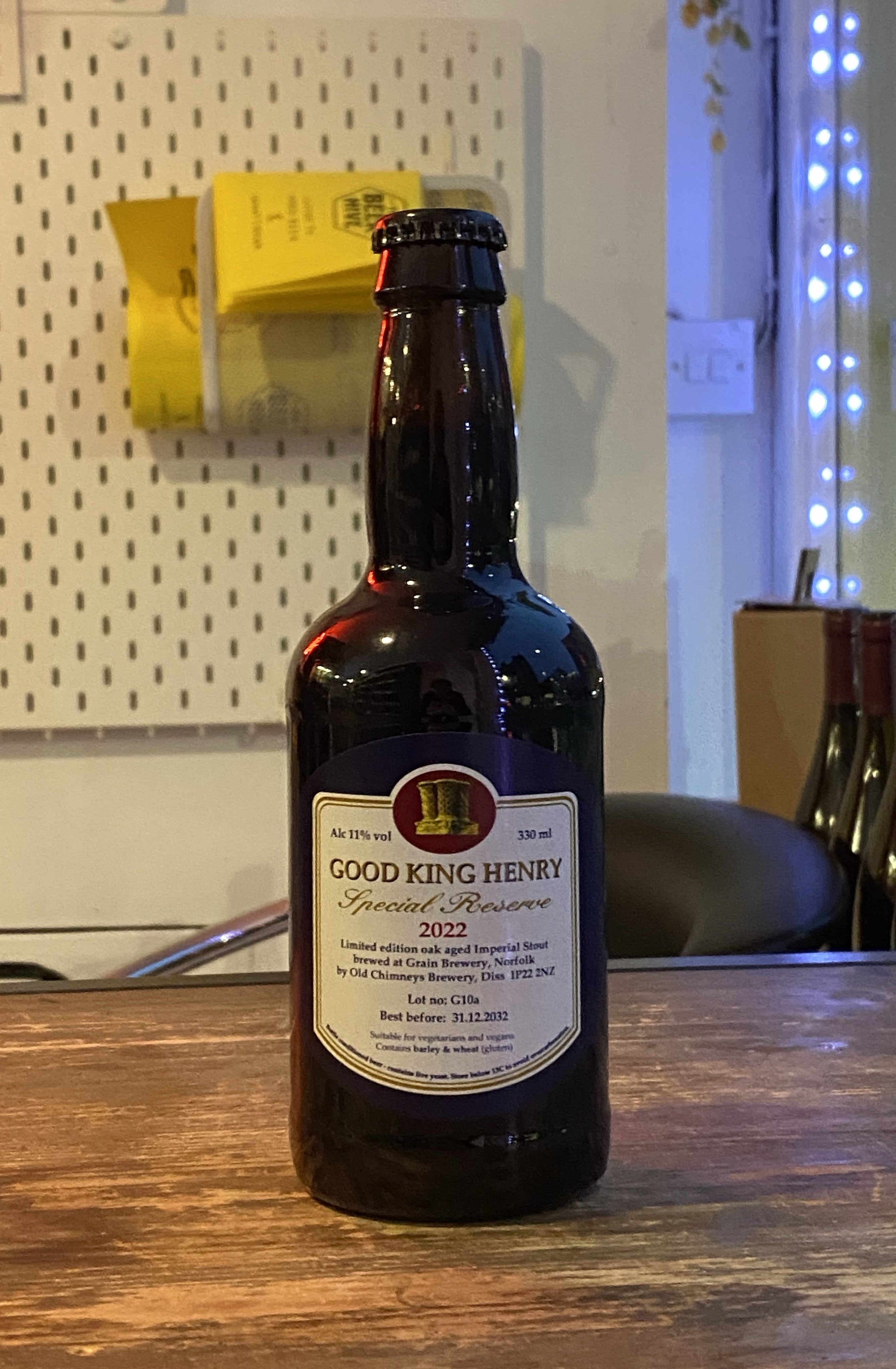 Old Chimneys Good King Henry Special Reserve 2022 - The Beerhive