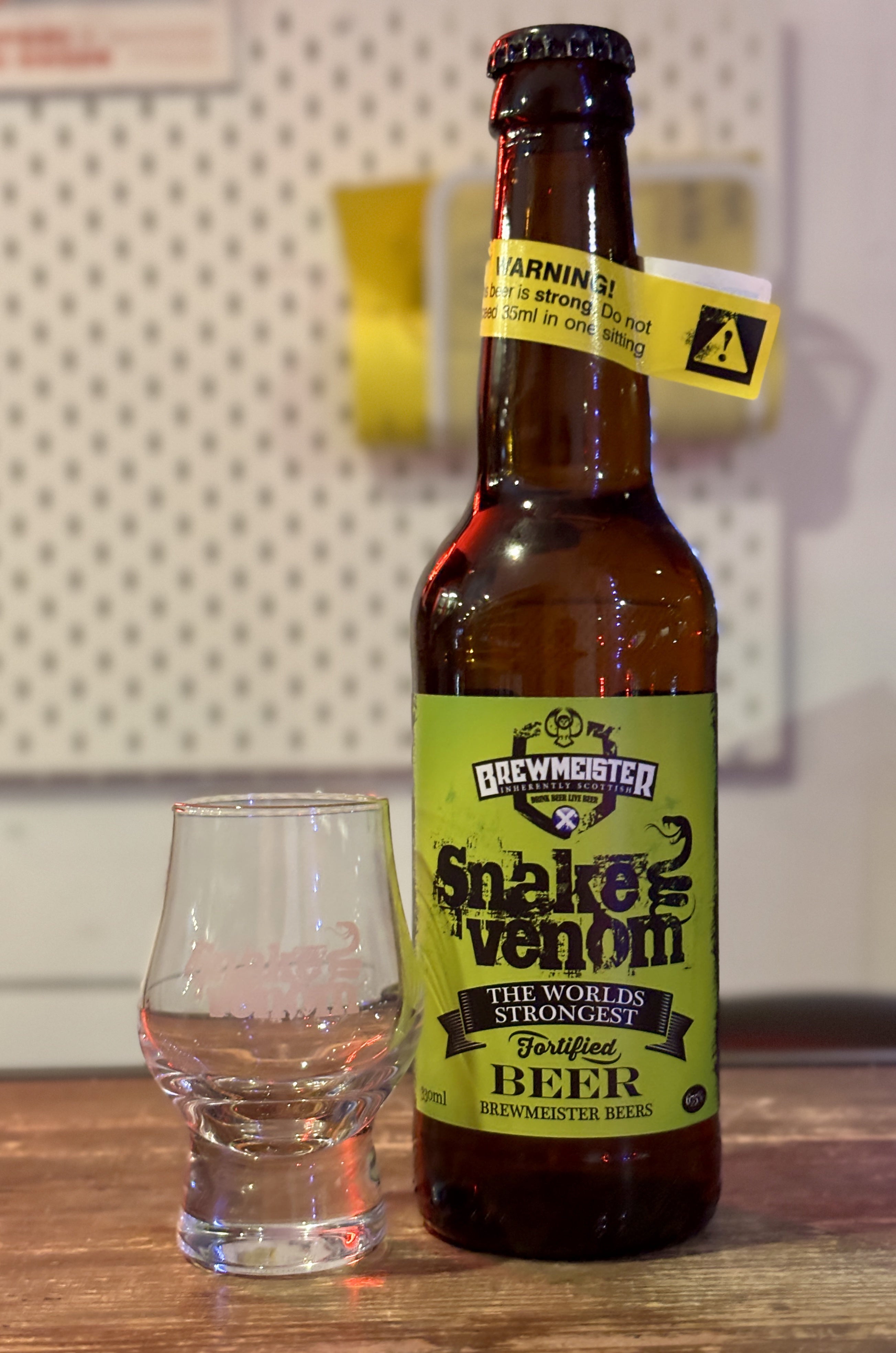 Spey Valley Brewery Brewmeister Snake Venom 67.5% - The Beerhive