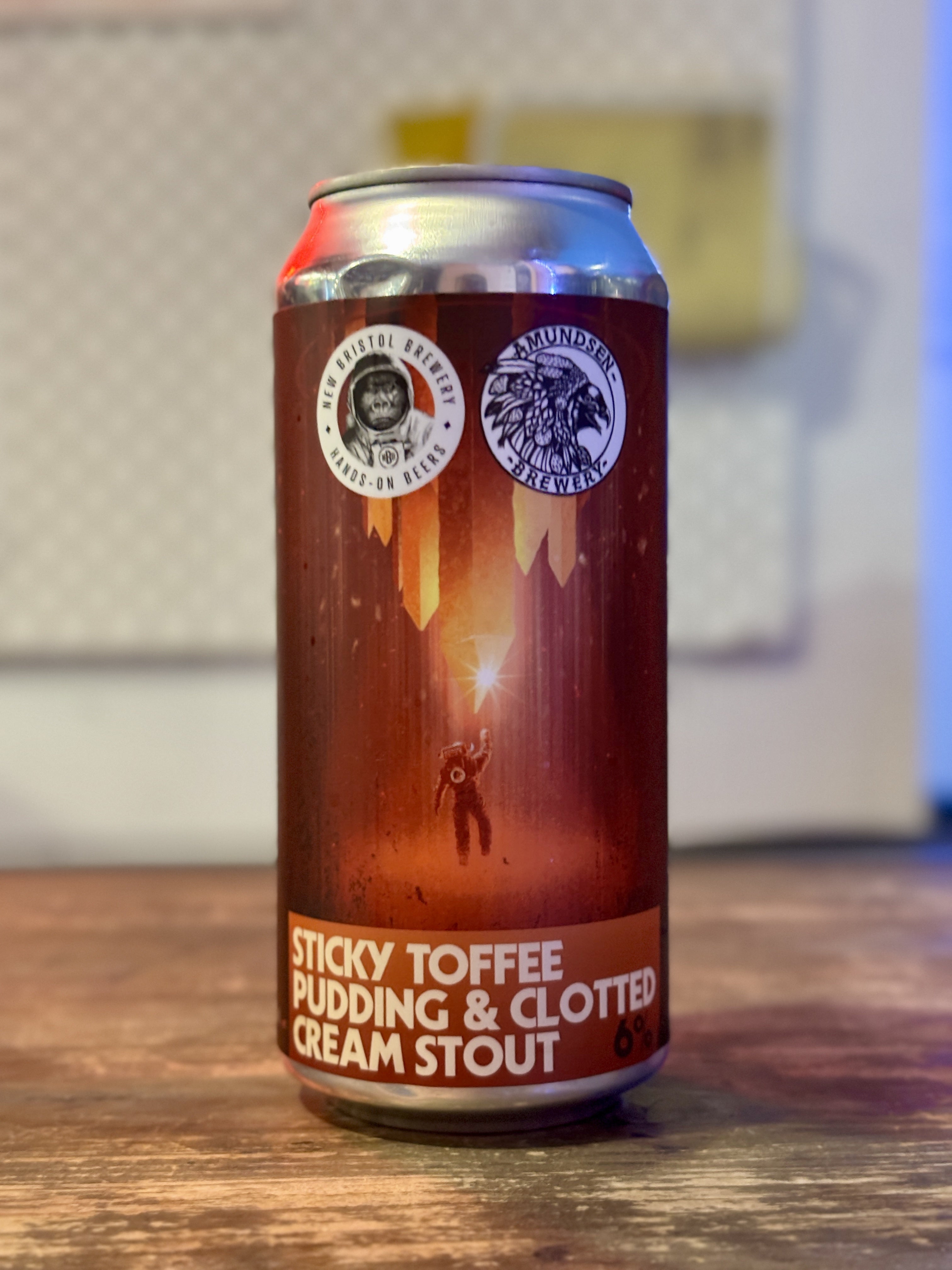 New Bristol X Amundsen Sticky Toffee Pudding and Clotted Cream Stout - The Beerhive