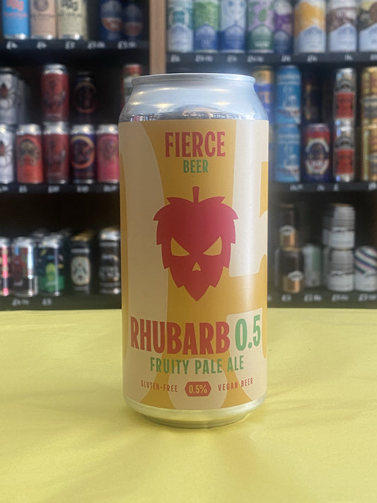 Fierce Beer Rhubarb Pale ale Alcohol Free