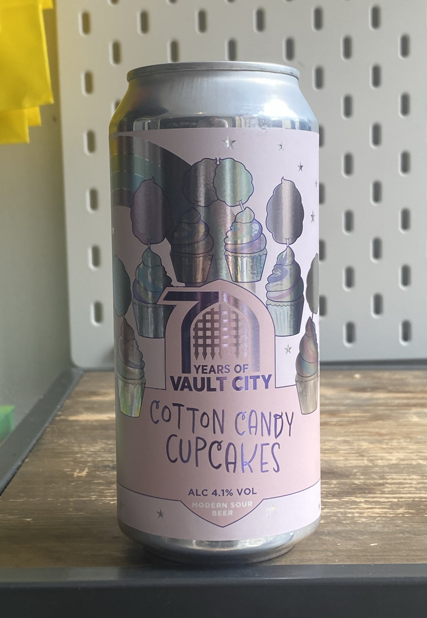 Vault City Cotton Candy Cupcakes