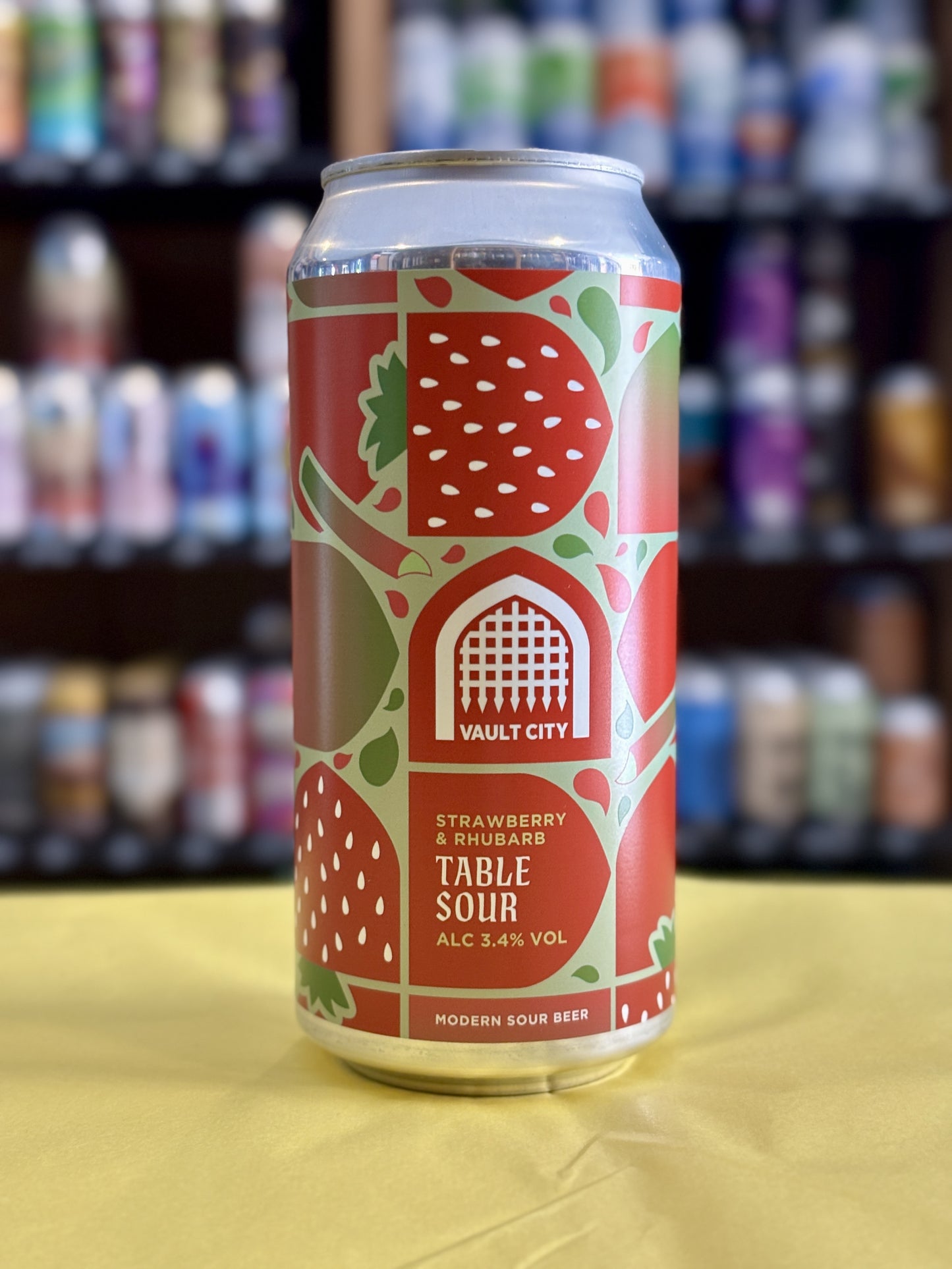Vault City Strawberry and Rhubarb Table Sour