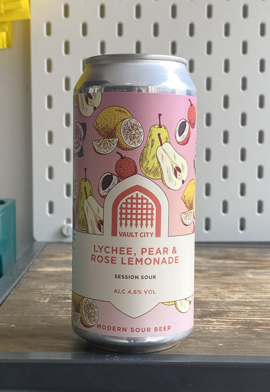 Vault City Lychee Pear and Rose Lemonade