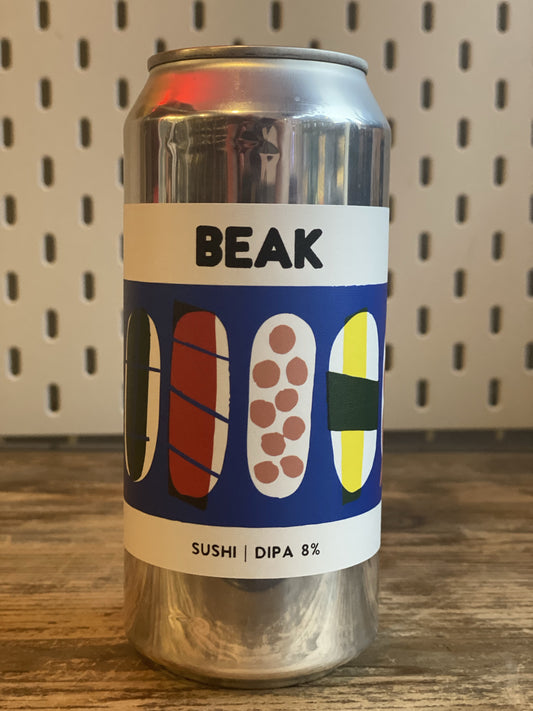 Beak Sushi DIPA at The Beerhive, Edinburgh. Free UK shipping.
