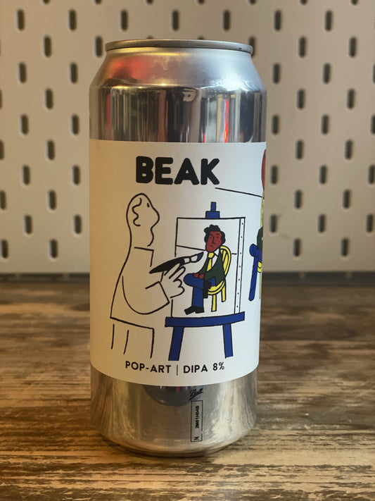 Beak Pop Art DIPA at The Beerhive, Edinburgh. Free UK shipping.