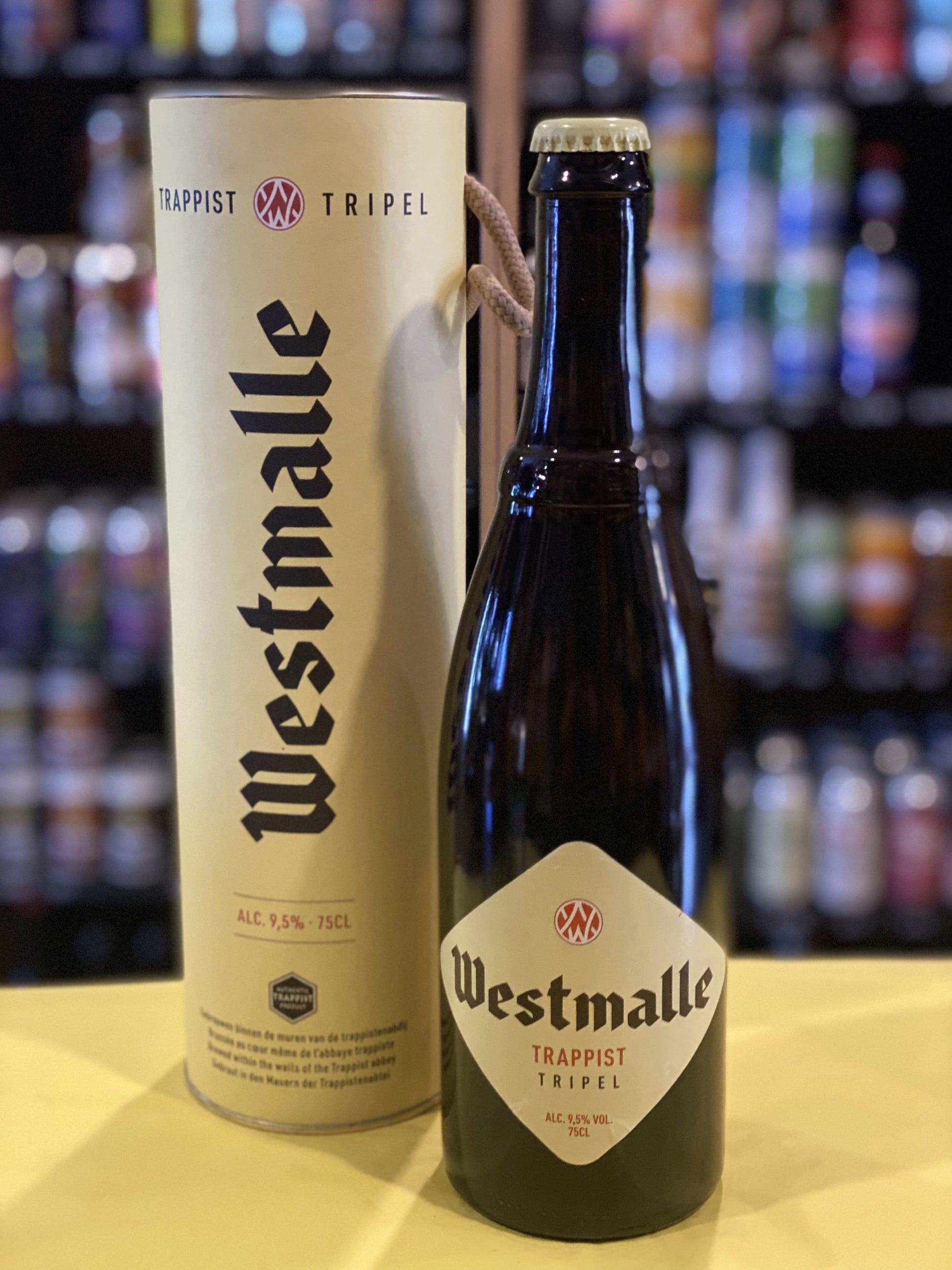 Westmalle Tripel 75cl with Box at The Beerhive, Edinburgh. Free UK shipping.