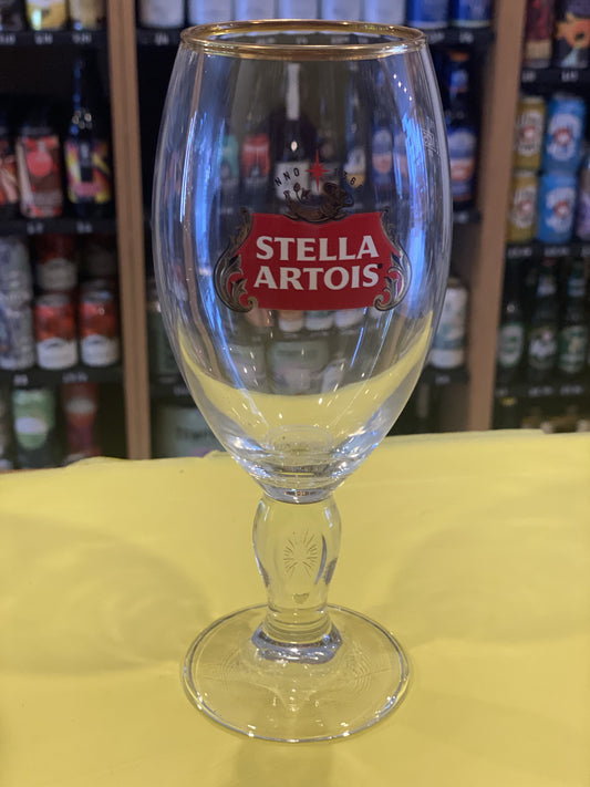 Stella Artois Chalice Glass at The Beerhive, Edinburgh. Free UK shipping.
