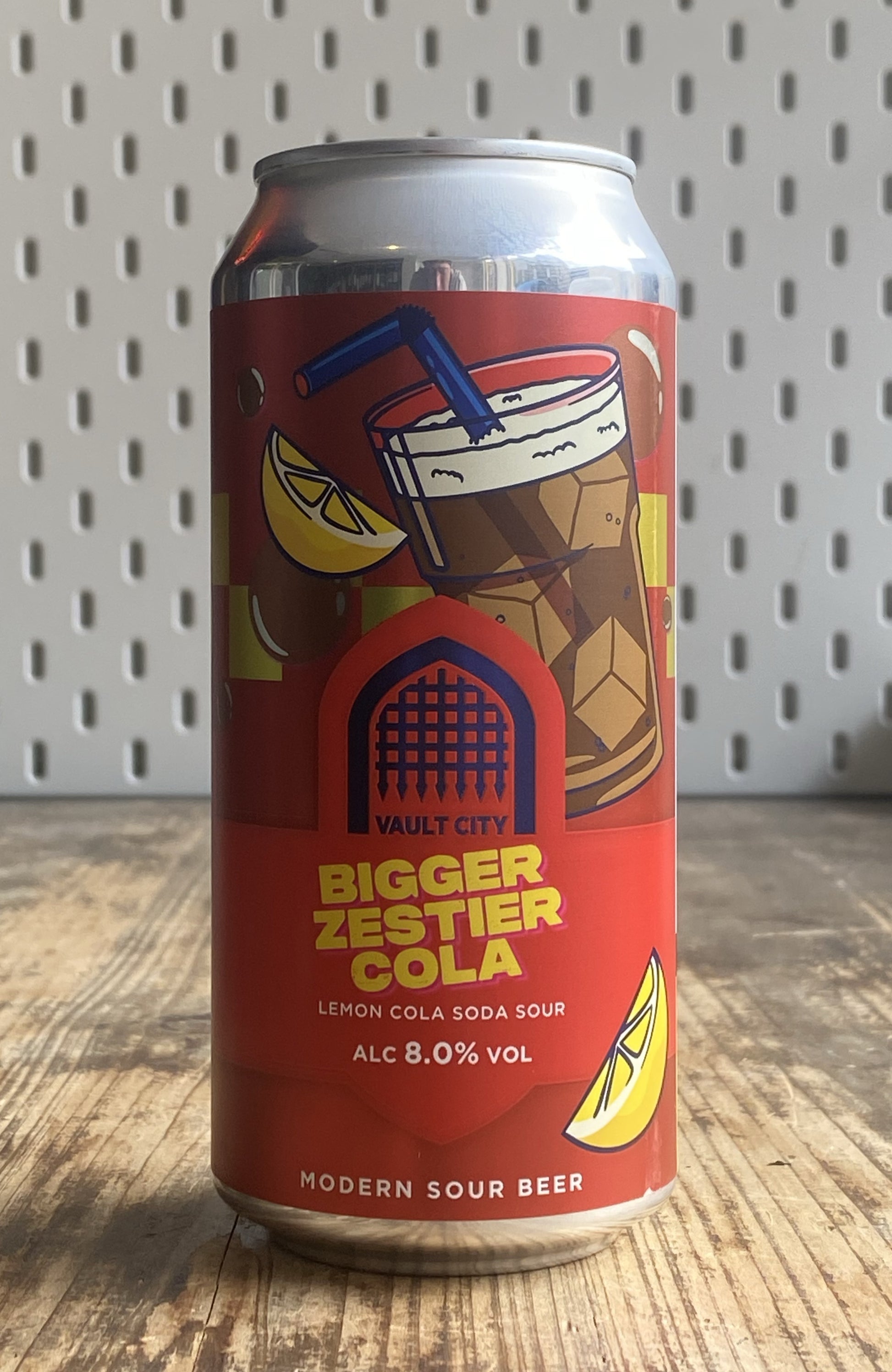 Vault City Bigger Zestier Cola Sour Beer at The Beerhive, Edinburgh. Free UK shipping.