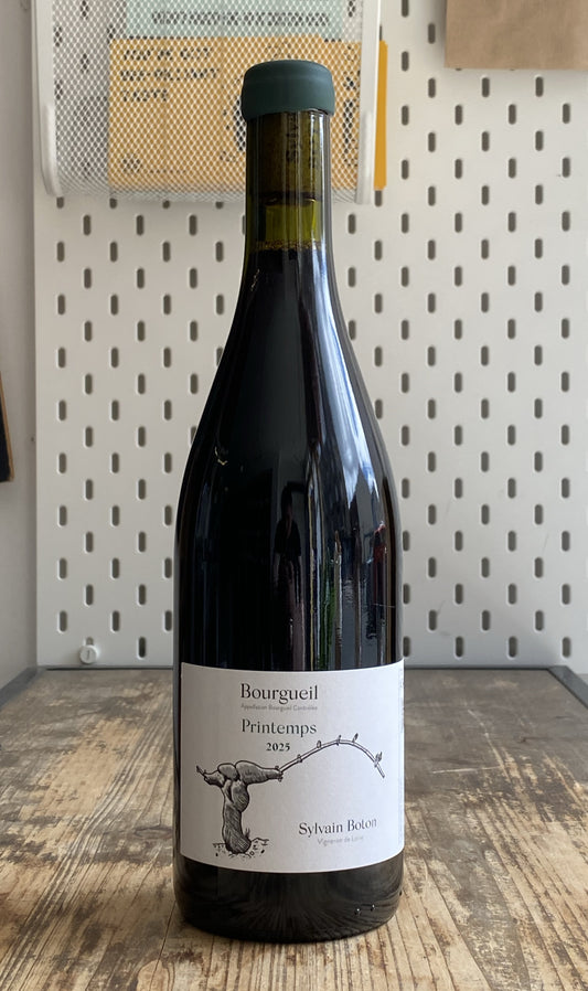 Sylvain Boton Bourgueil Printemps Cabernet Franc at The Beerhive, Edinburgh. Free UK shipping.