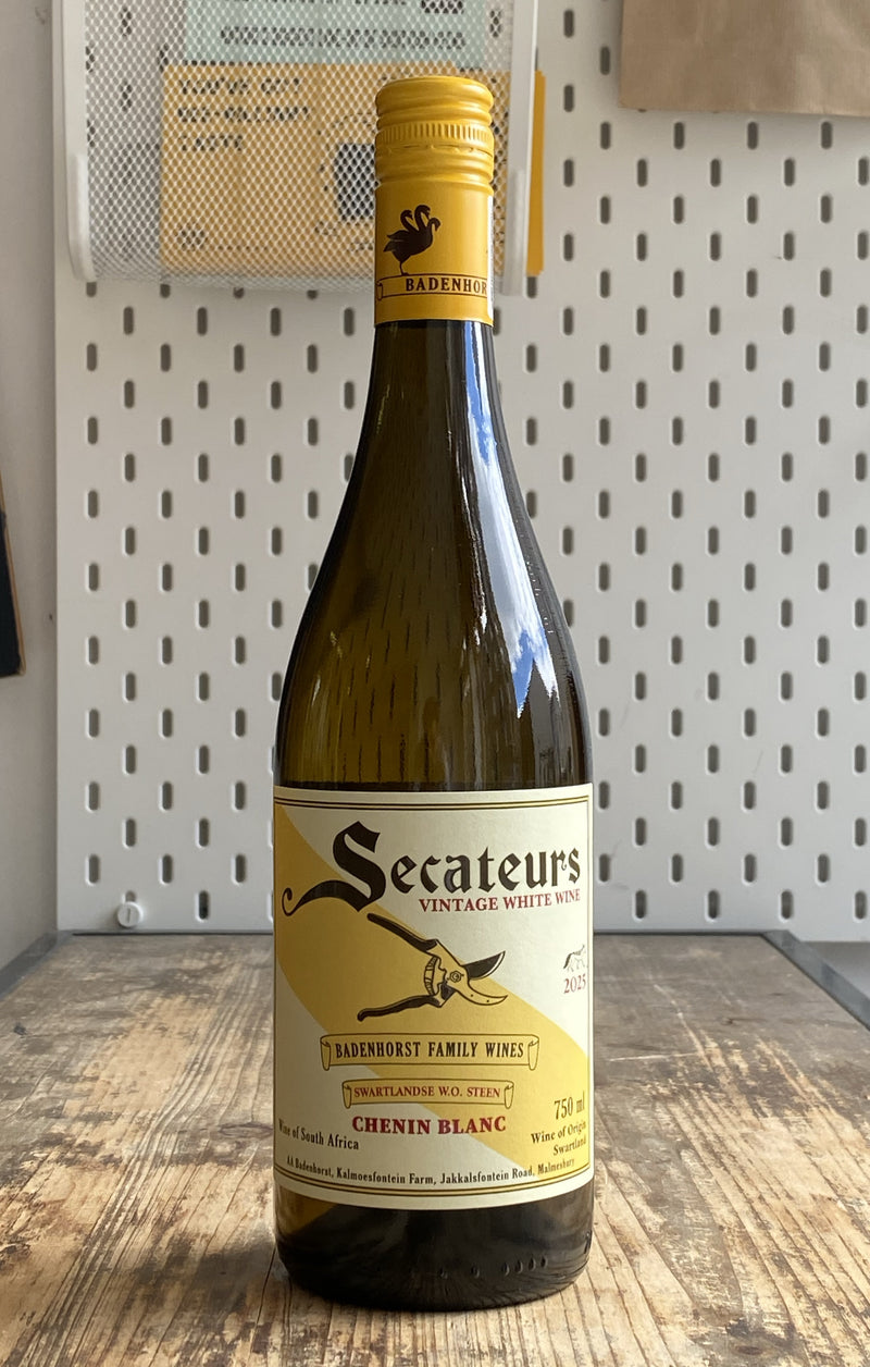 Badenhorst Family Wines Secateurs Chenin Blanc at The Beerhive, Edinburgh. Free UK shipping.