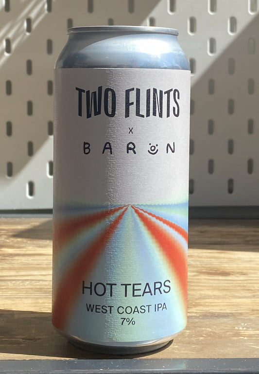 Two Flints X Baron Hot Tears West Coast IPA at The Beerhive, Edinburgh. Free UK shipping.