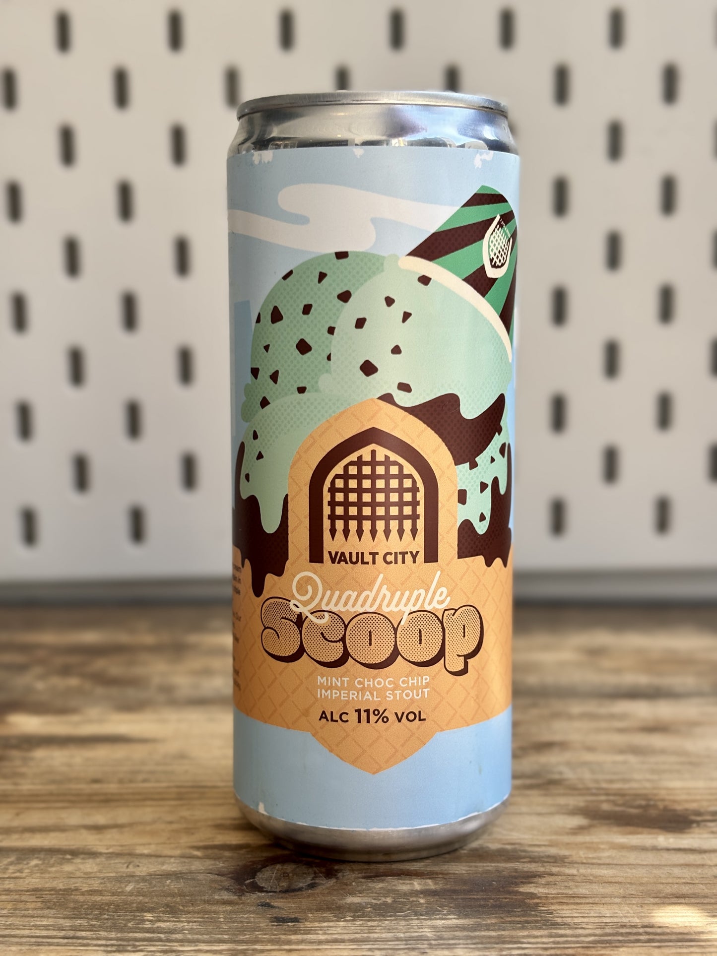 Vault City Mint Choc Chip Quadruple Scoop