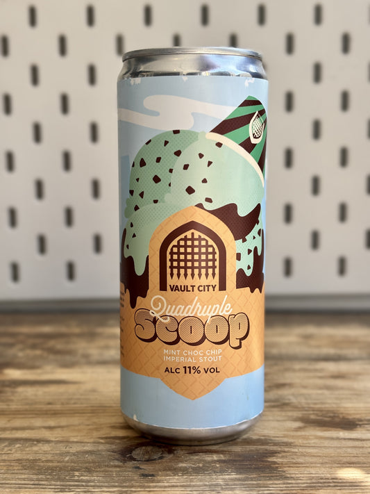 Vault City Mint Choc Chip Quadruple Scoop