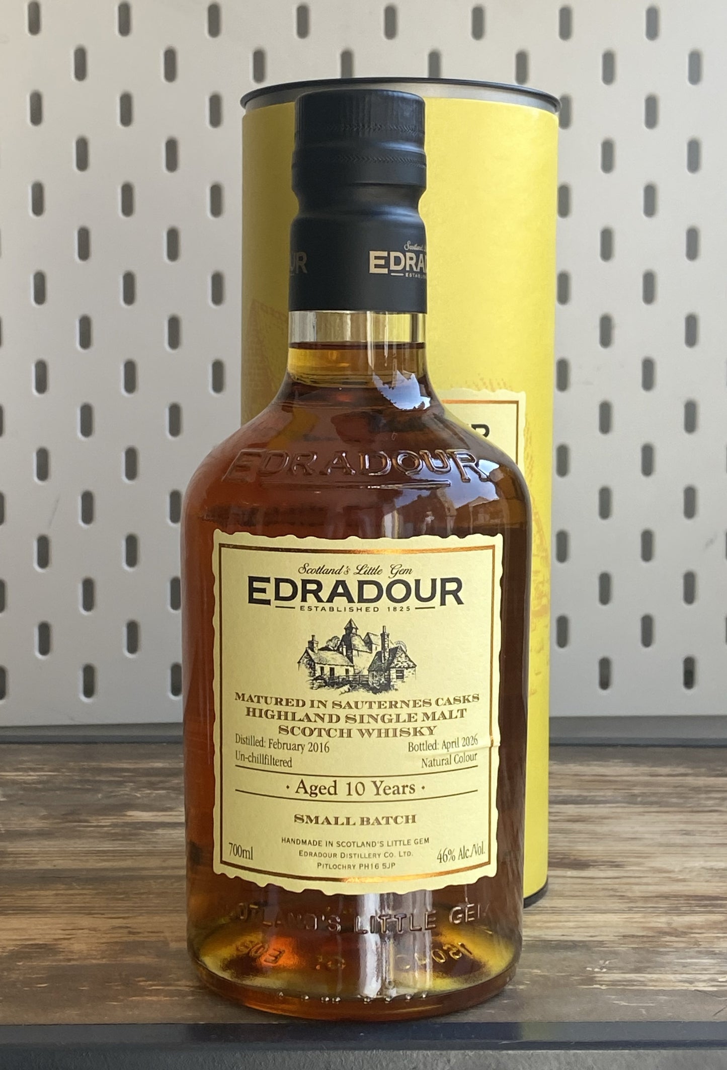 Edradour 2016 Sauternes Small Batch 10 Year Old 70cl
