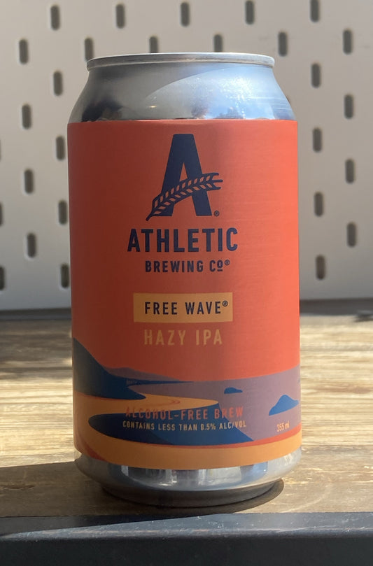 Athletic Brewing Co. Free Wave Alcohol Free IPA at The Beerhive, Edinburgh. Free UK shipping.