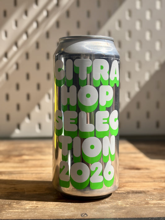 Omnipollo Citra Hop Selection DIPA 2026 at The Beerhive, Edinburgh. Free UK shipping.