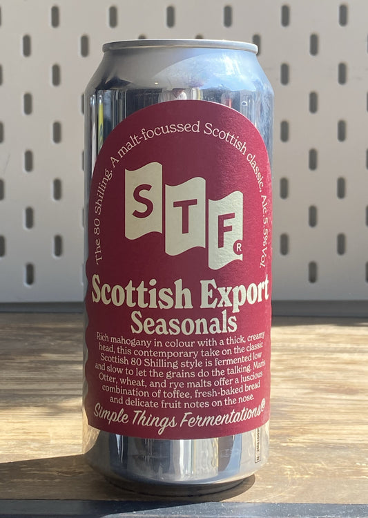 Simple Things Fermentations Scottish Export at The Beerhive, Edinburgh. Free UK shipping.