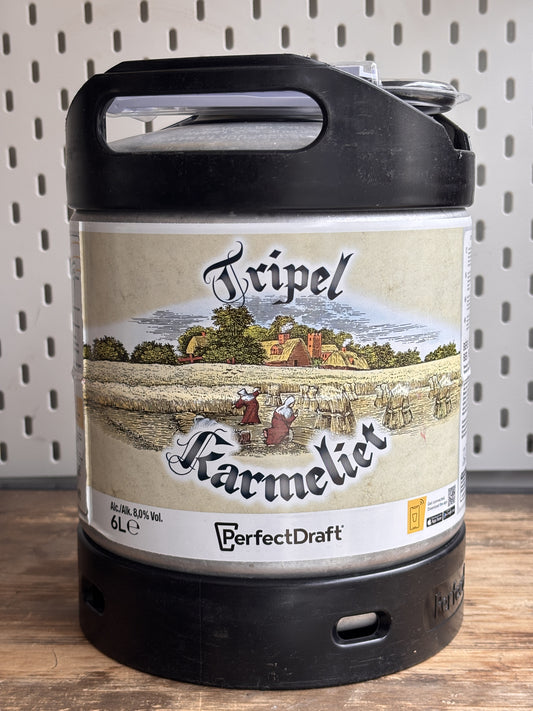 Perfect Draft Tripel Karmeliet 6 Litre Keg at The Beerhive, Edinburgh. Free UK shipping.