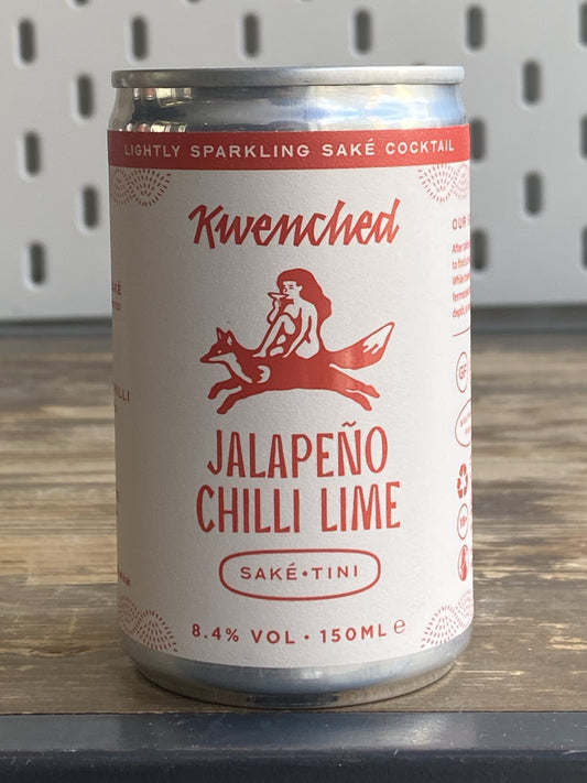 Kwenched Jalapeño Chilli Lime Sake Cocktail at The Beerhive, Edinburgh. Free UK shipping.