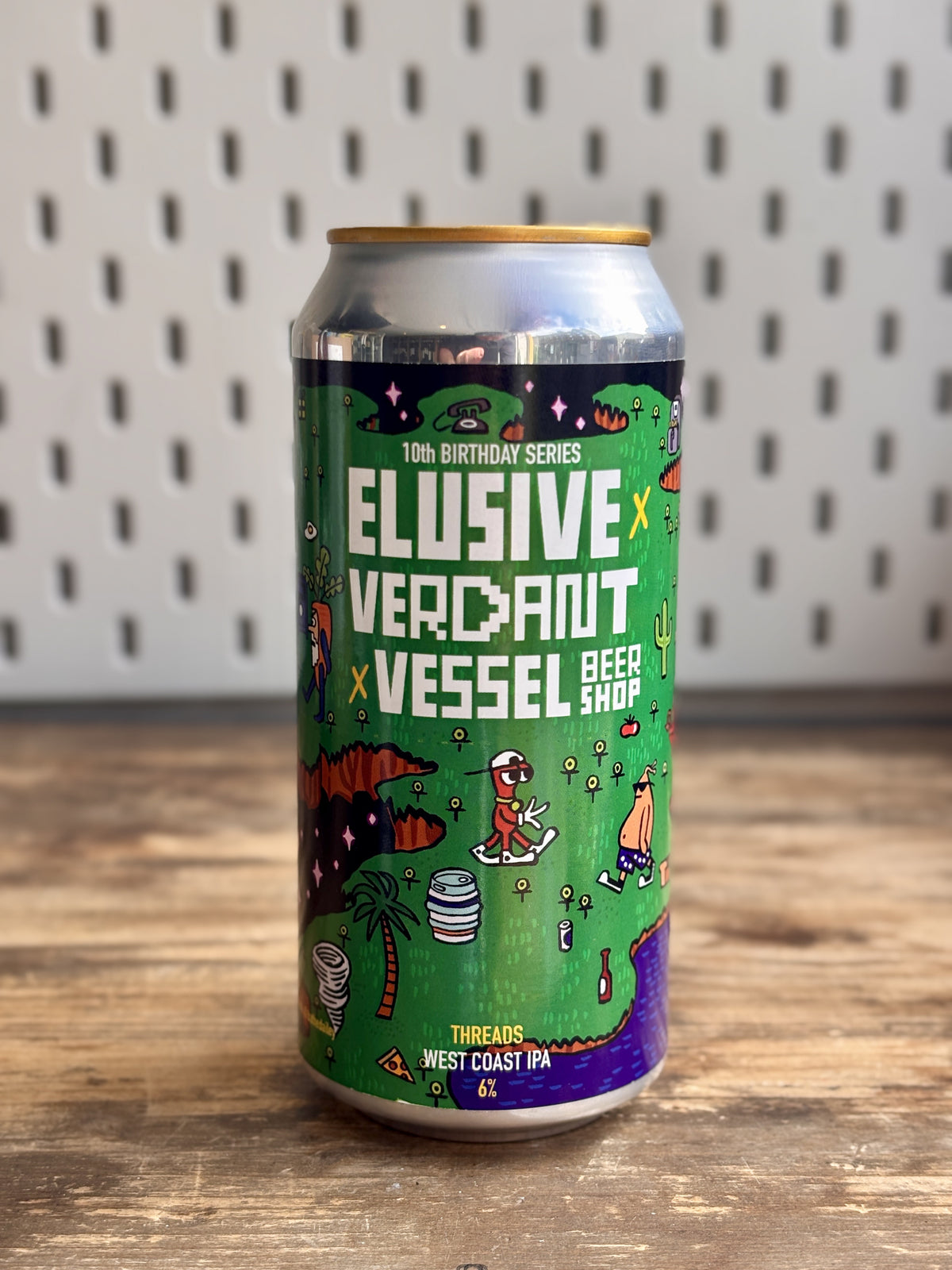 Elusive X Verdant X Vessel Beer Shop Threads West Coast IPA