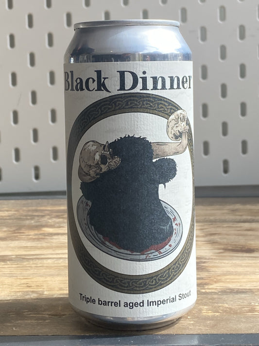 Sinnister Black Dinner Barrel Aged Imperial Stout