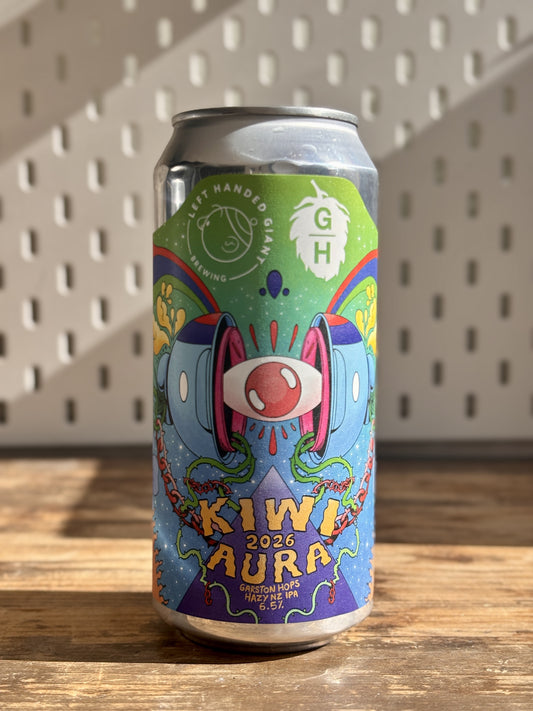 Left Handed Giant Kiwi Aura '26: Garston Hops Hazy IPA