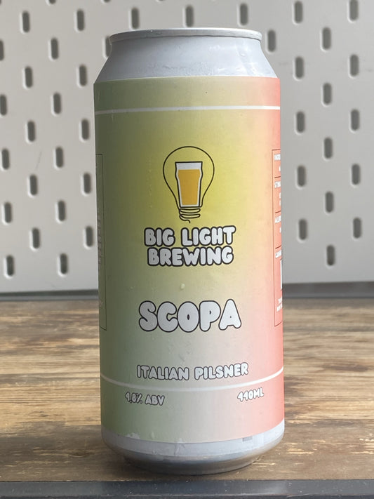Big Light Brewing Scopa Italian Pilsner 440ml
